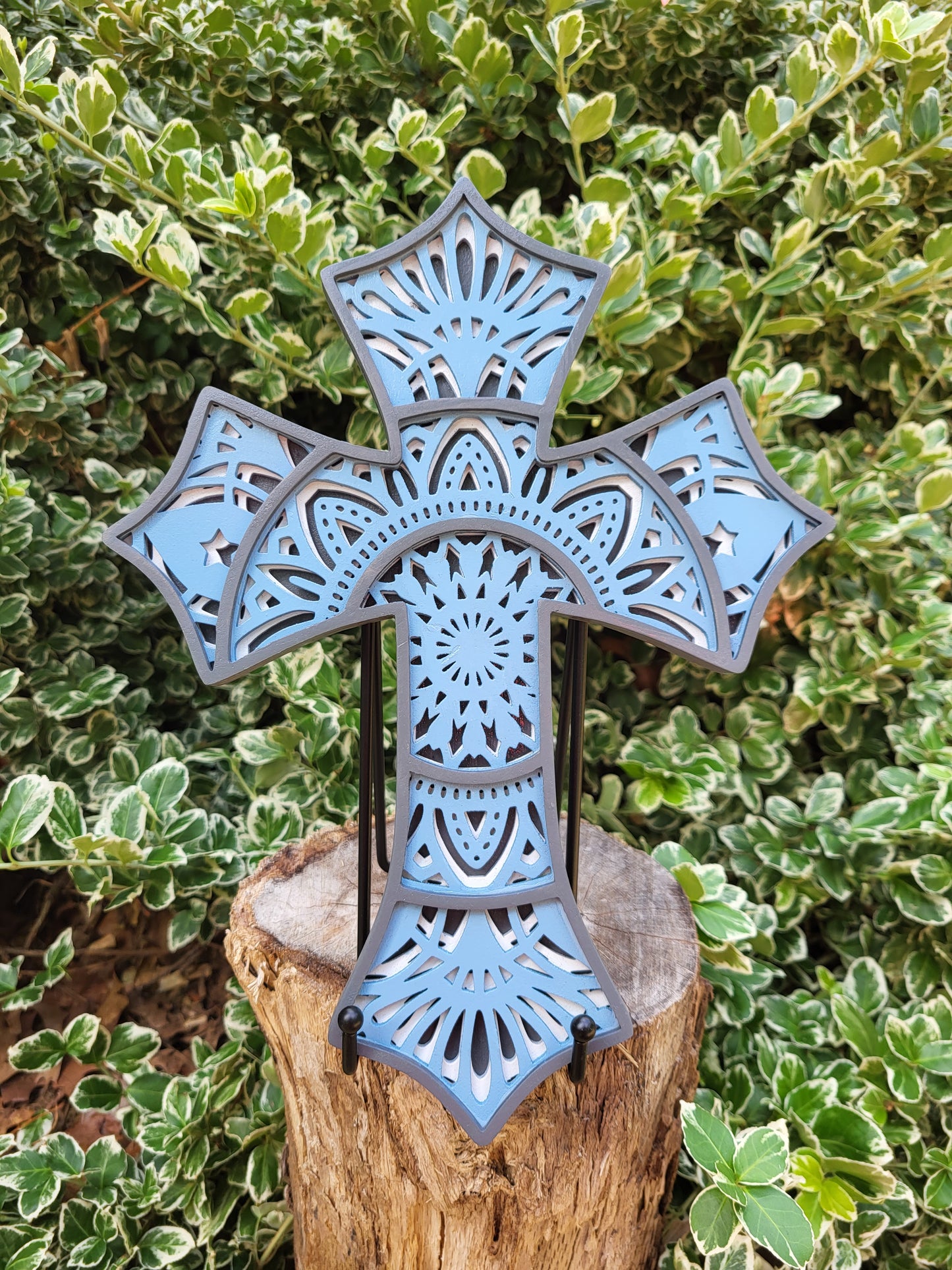 Layered Wooden Cross