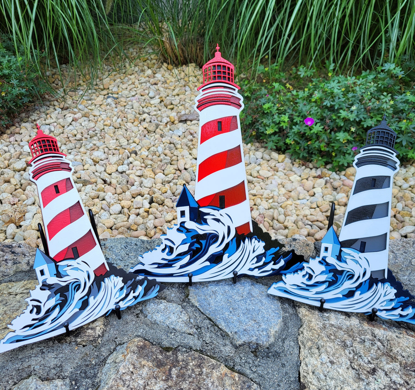 Multi-Layered Light House - Wall Hanging