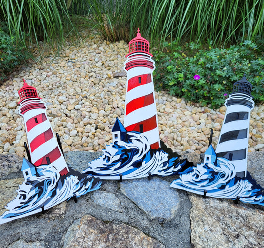 Multi-Layered Light House - Wall Hanging