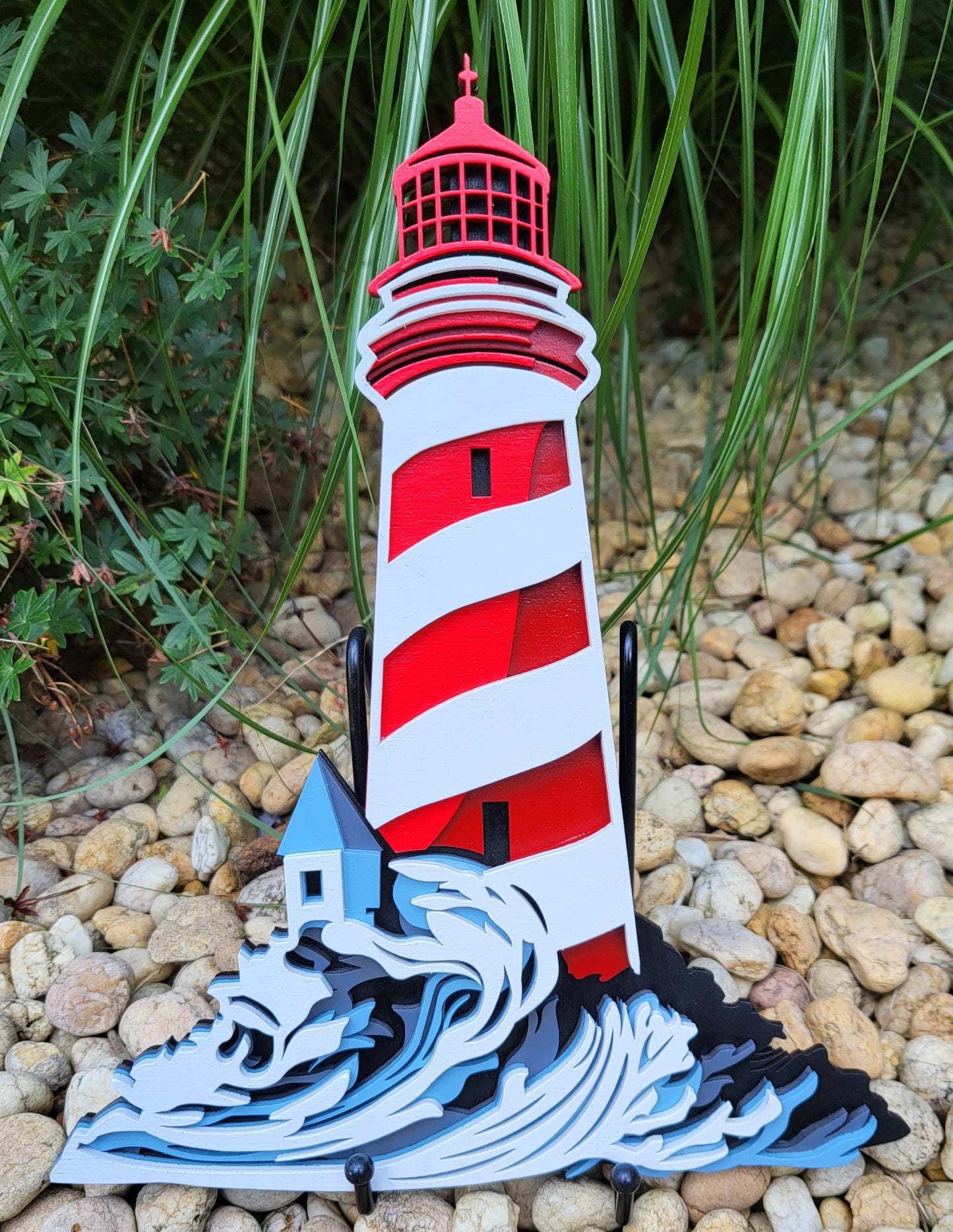 Multi-Layered Light House - Wall Hanging