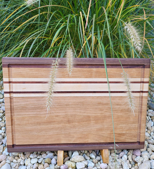 Personalized Cherry Edge-Grain Cutting Board