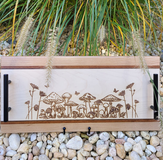 Maple Serving Tray - Mushroom Design