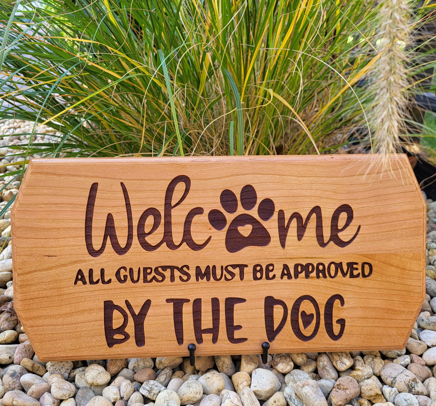 Cherry Wall Hanging - Sign - Dog Approved