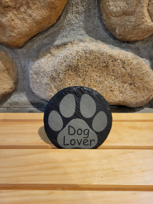 Indiviual Laser Engraved - 4" Slate Coasters - Pets