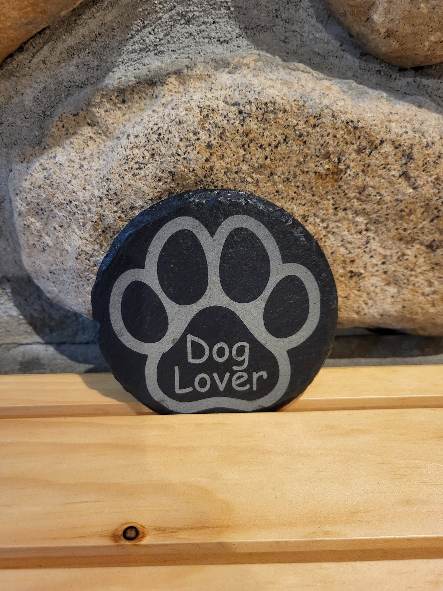 Indiviual Laser Engraved - 4" Slate Coasters - Pets
