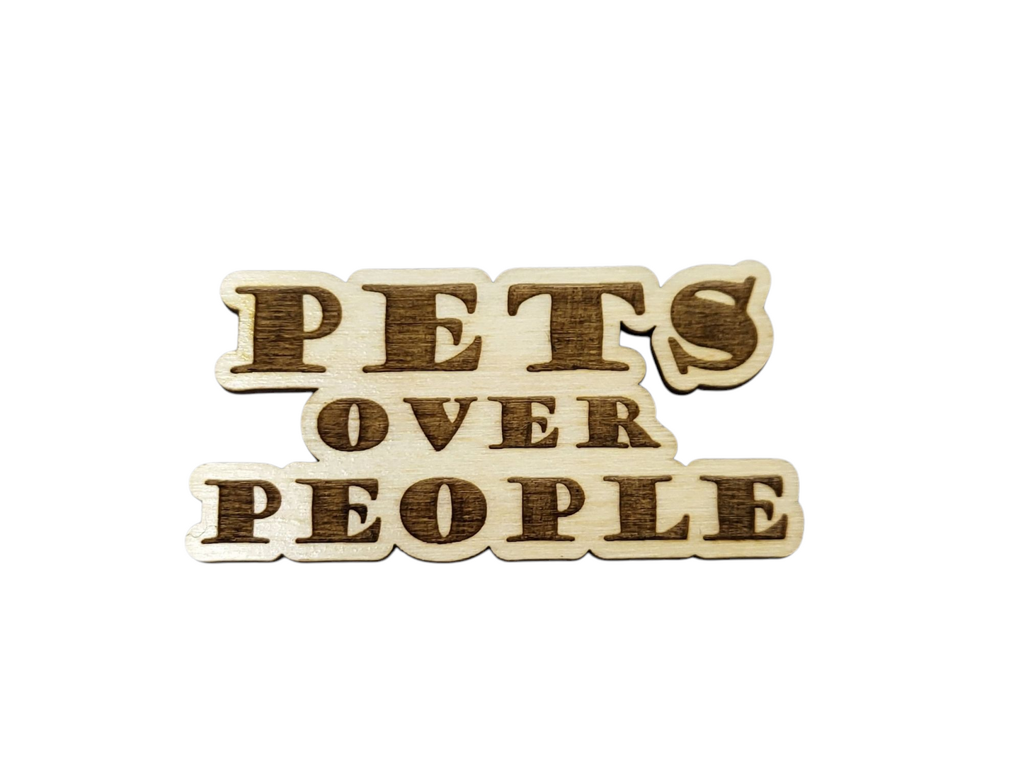 Wooden Refrigerator Magnets - Pets