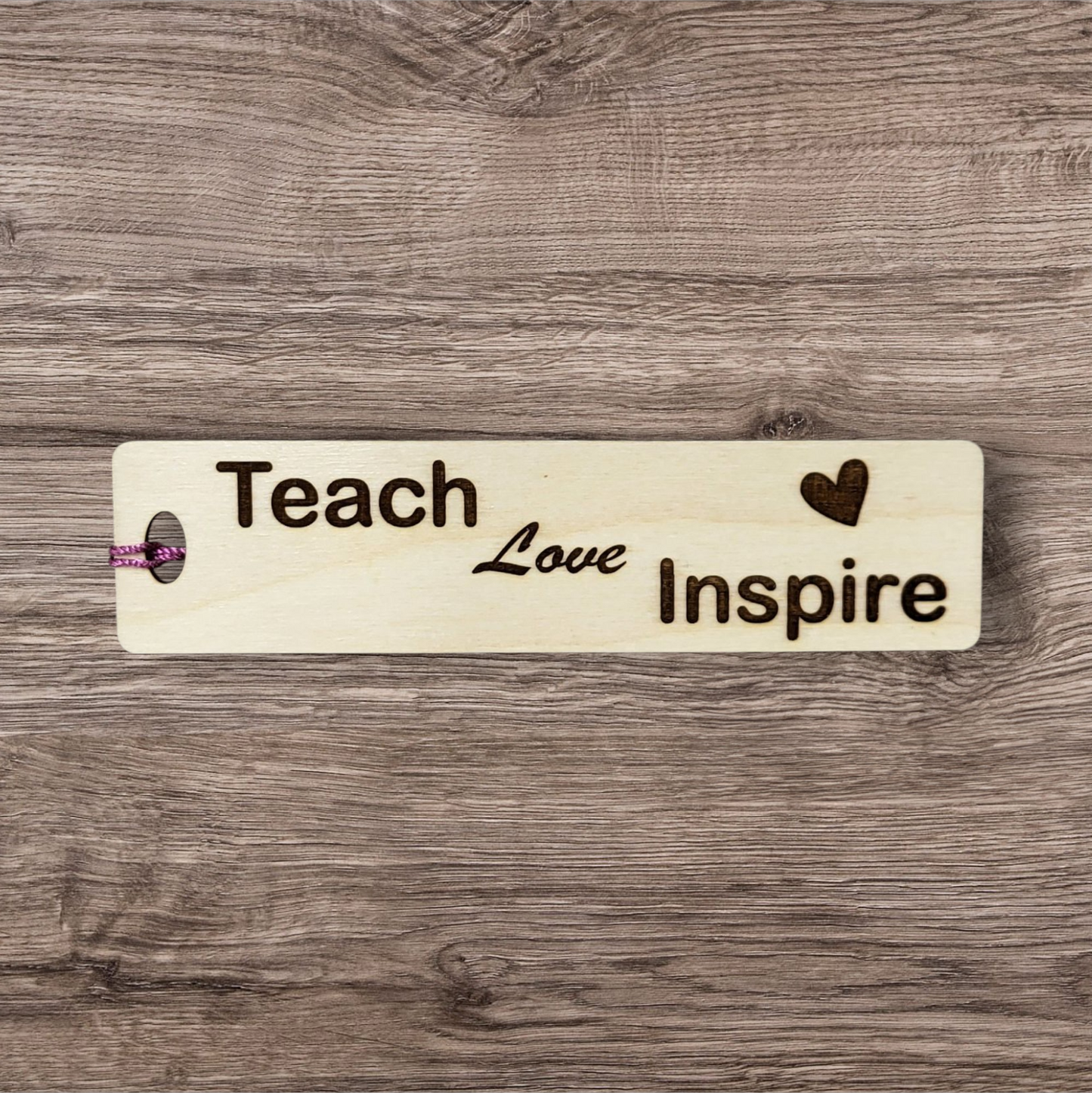 Handmade Wooden Bookmarks - Gifts -  Book Lovers