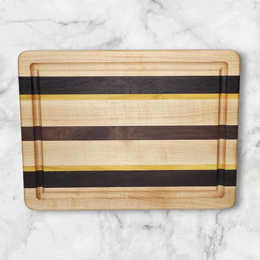 Edge-Grain Cutting Board - Juice Groove - Maple