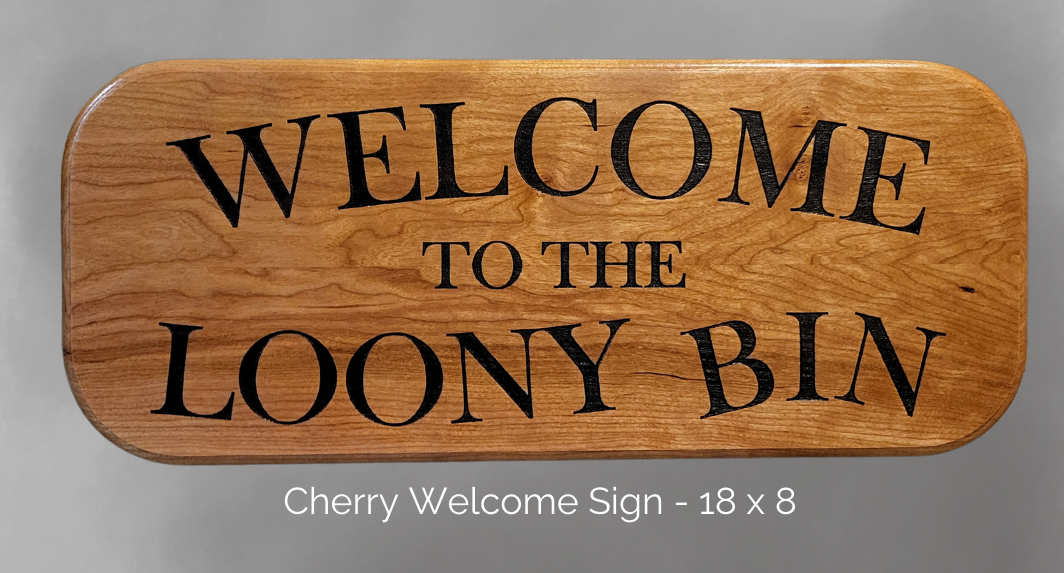 Personalized Custom Cherry or Maple Wall Hanging - Sign - Gift