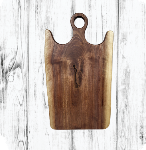 Live Edge Walnut Charcuterie - Cheese Board