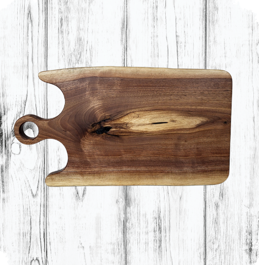 Live Edge Walnut Charcuterie - Cheese Board