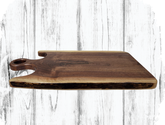 Live Edge Walnut Charcuterie - Cheese Board