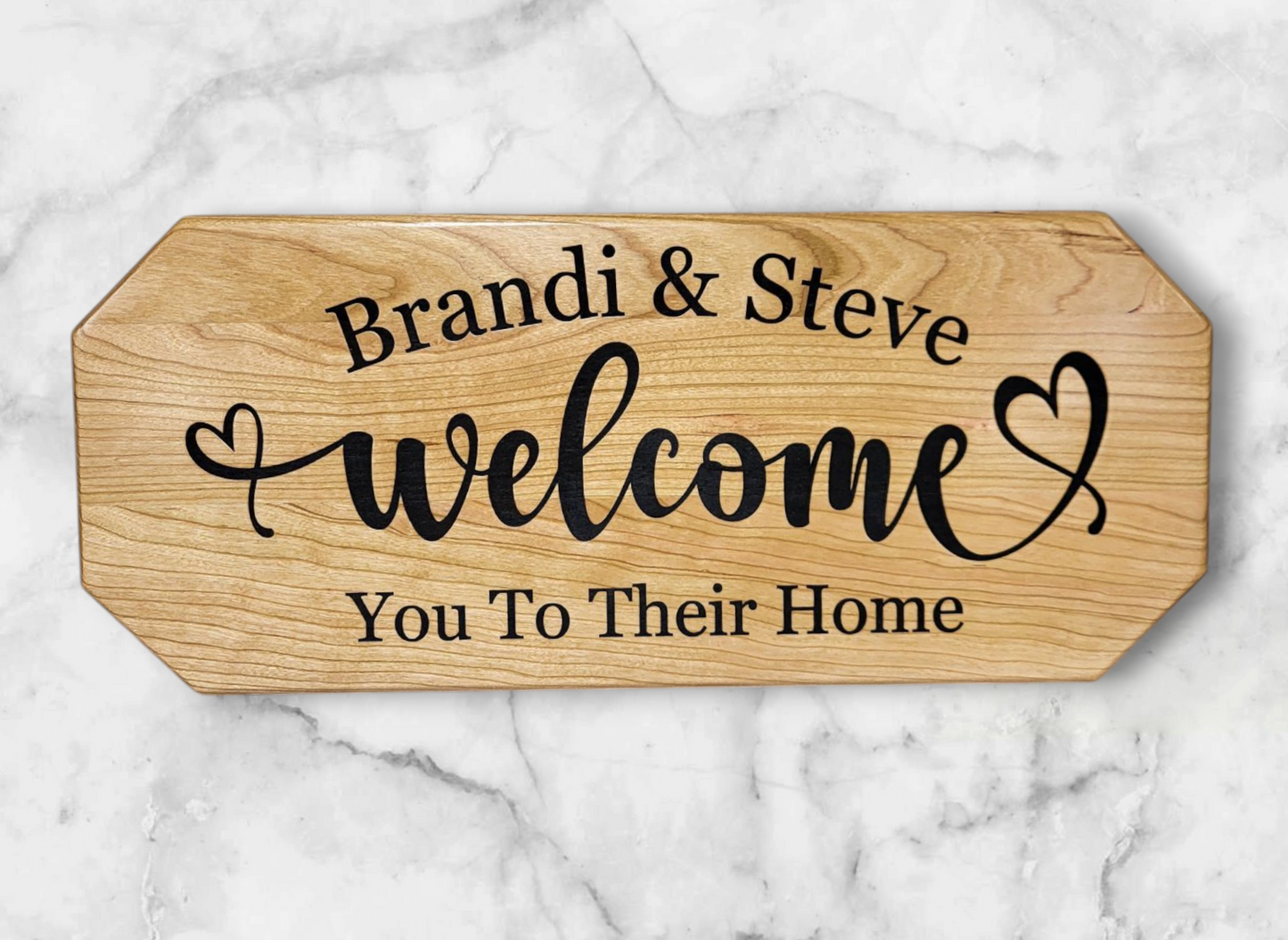 Custom Cherry or Maple Sign