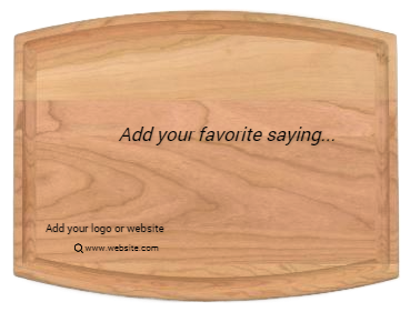 Personalized Cherry Cutting Board