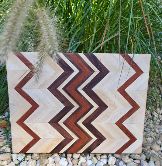 Chevron Style Maple Cutting Board