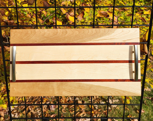 Large Maple and Cherry Serving Tray