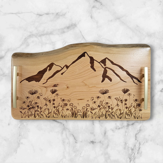 Maple Charcuterie Board, Serving Tray