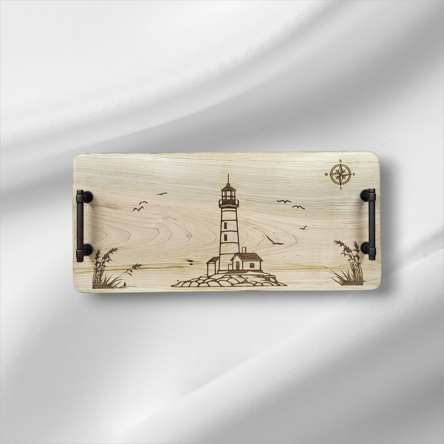 Lighthouse - Maple, Serving Tray, Charcuterie Board, Cheese Board