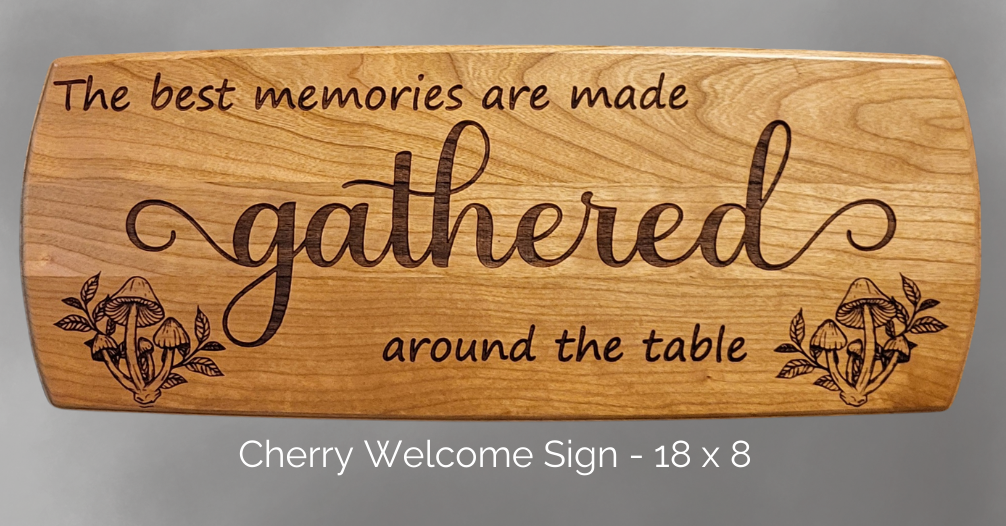 Custom Cherry or Maple Wall Hanging - Sign