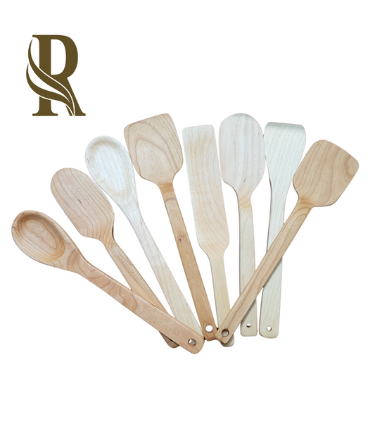 Handmade Wooden Spoon - Spatuals - Scraper - Utensil
